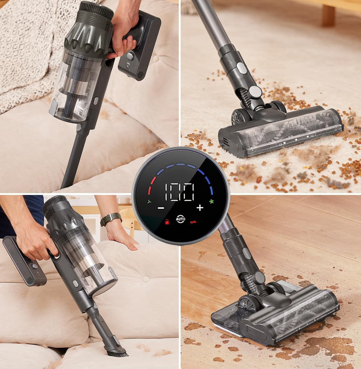 Pionowy odkurzacz bezprzewodowy 2w1 - obrazek 11