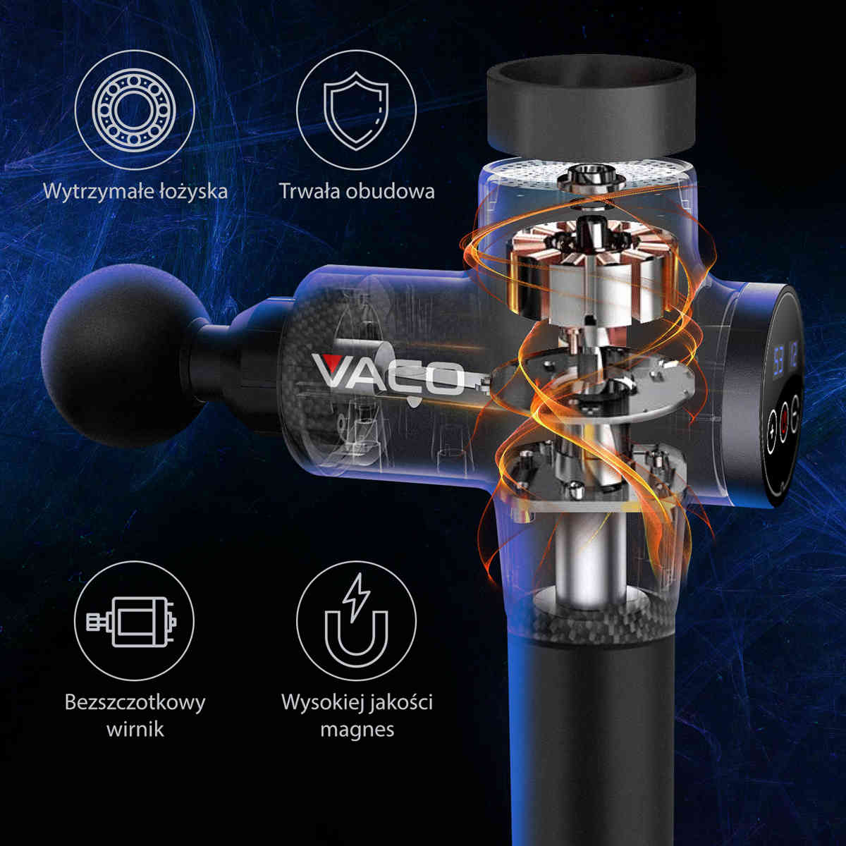 PISTOLET DO MASAŻU Masażer do pleców i ciała MASSAGE GUN Ebook GRATIS! - obrazek 23