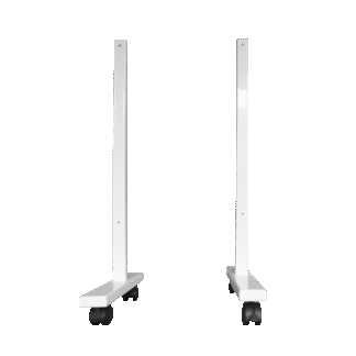 Nóżki na kółkach do paneli grzewczych HitiFus