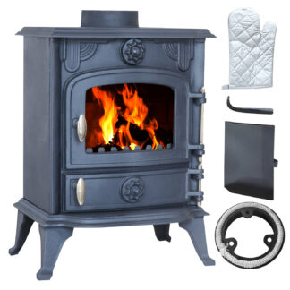 Piec żeliwny koza 5kW wolnostojący