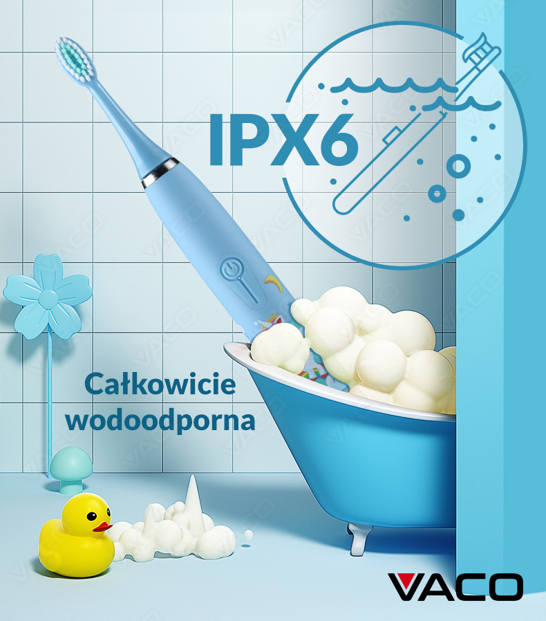 Szczoteczka soniczna 8 końcówek - obrazek 3