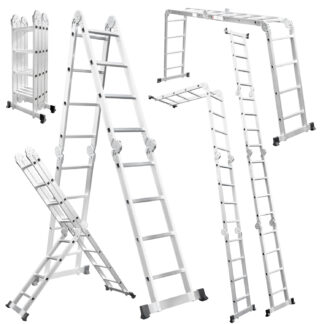 Drabina aluminiowa 4x4 szczebli 5,6m
