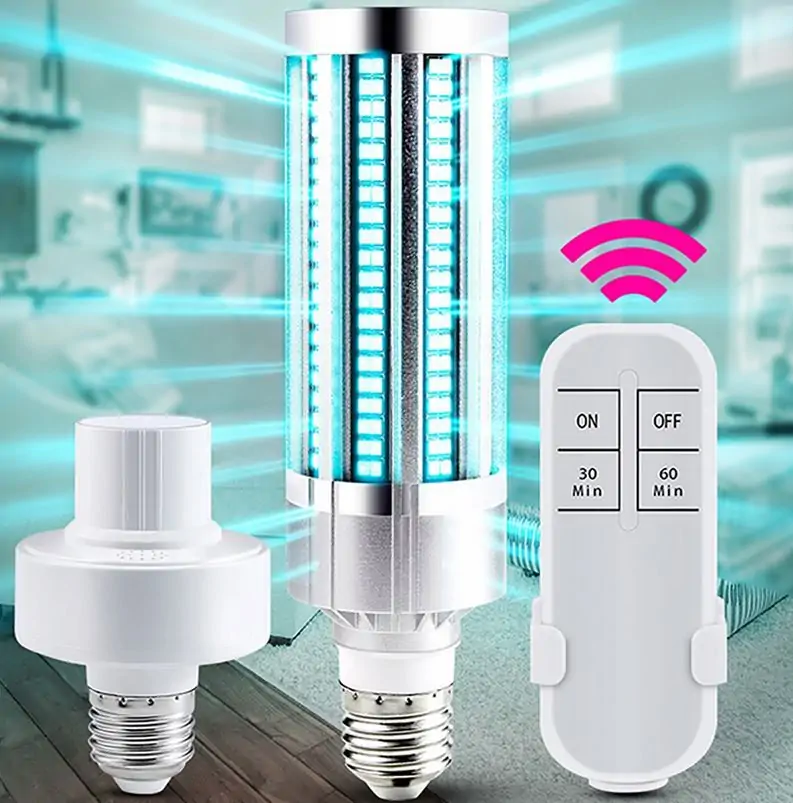 Żarówka dezynfekująca UV-C LED 60W z pilotem - obrazek 5