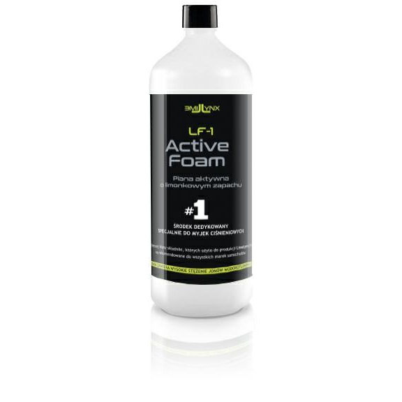 Zasadowa piana aktywna Lime Lynx (1 litr) - zapach limonki